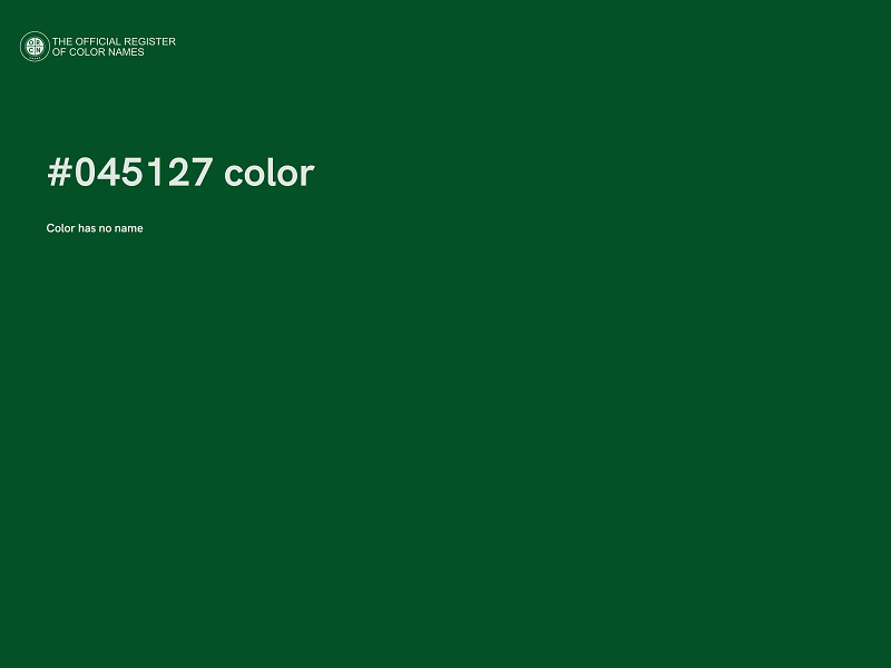#045127 color image