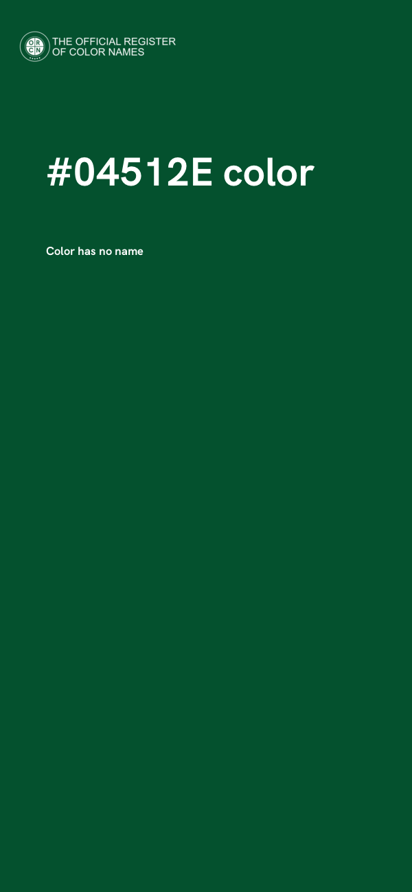 #04512E color image