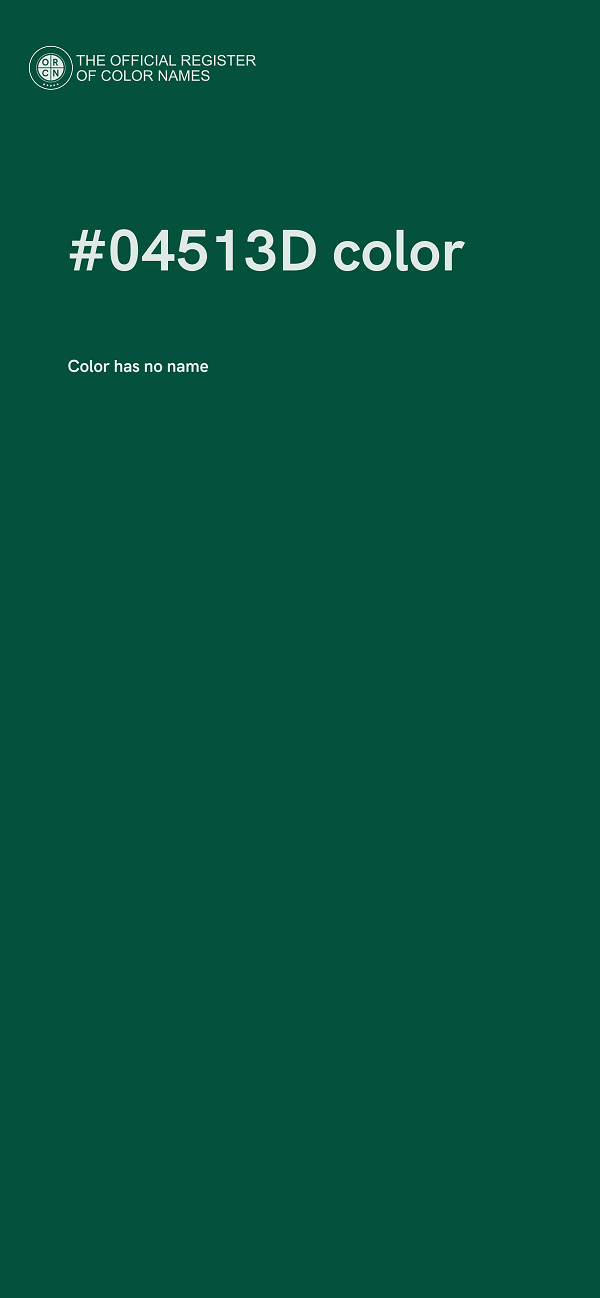 #04513D color image