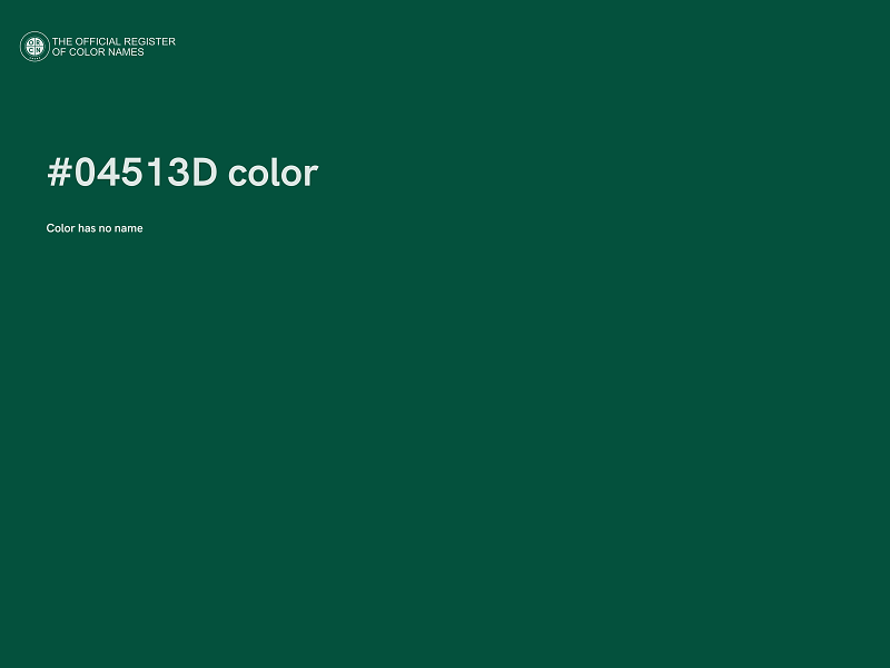 #04513D color image