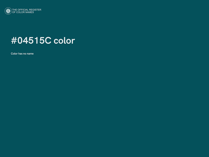 #04515C color image
