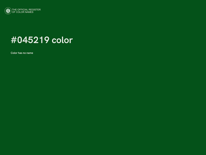 #045219 color image