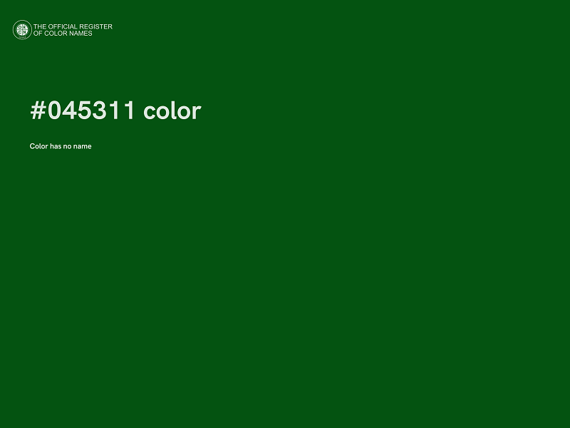 #045311 color image