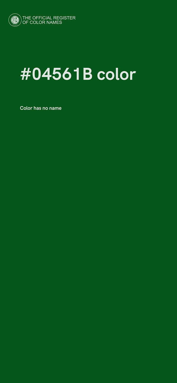 #04561B color image