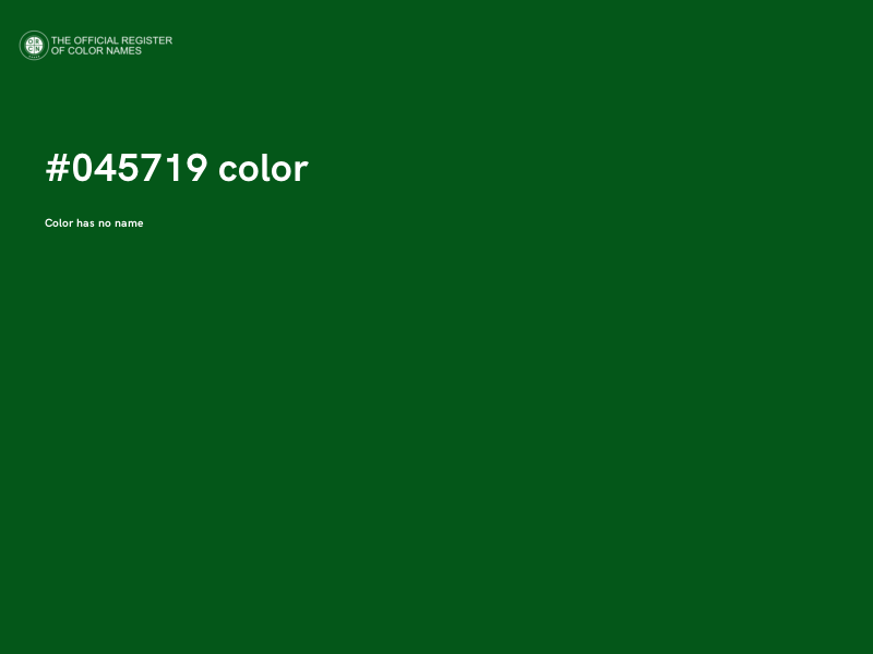 #045719 color image