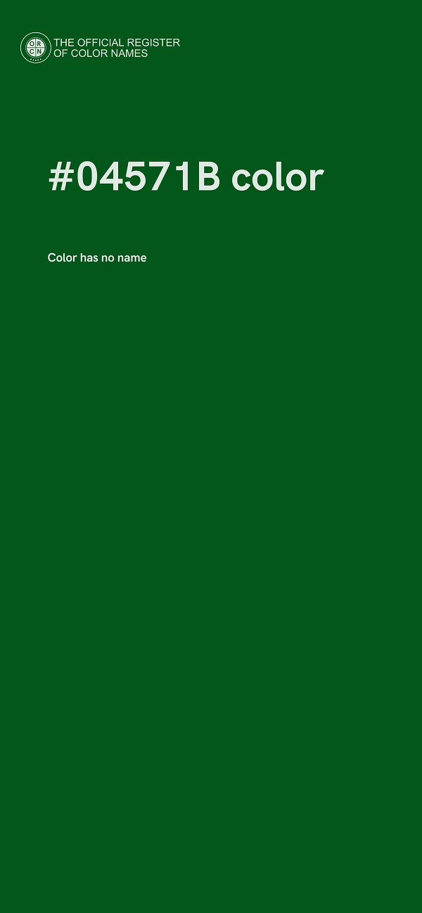 #04571B color image