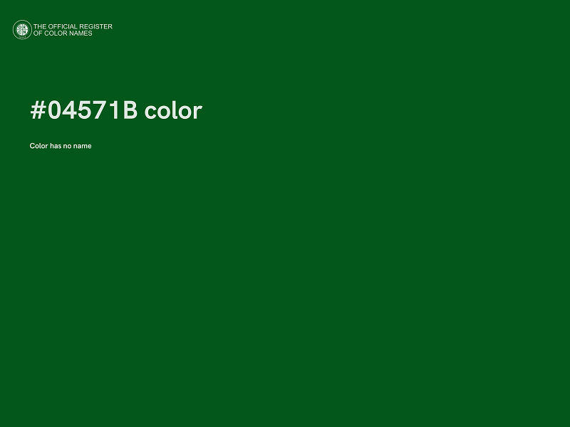 #04571B color image