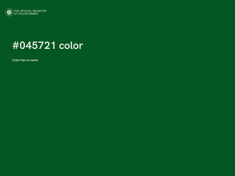 #045721 color image