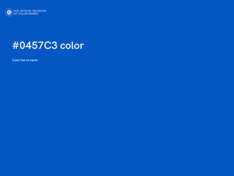#0457C3 color image