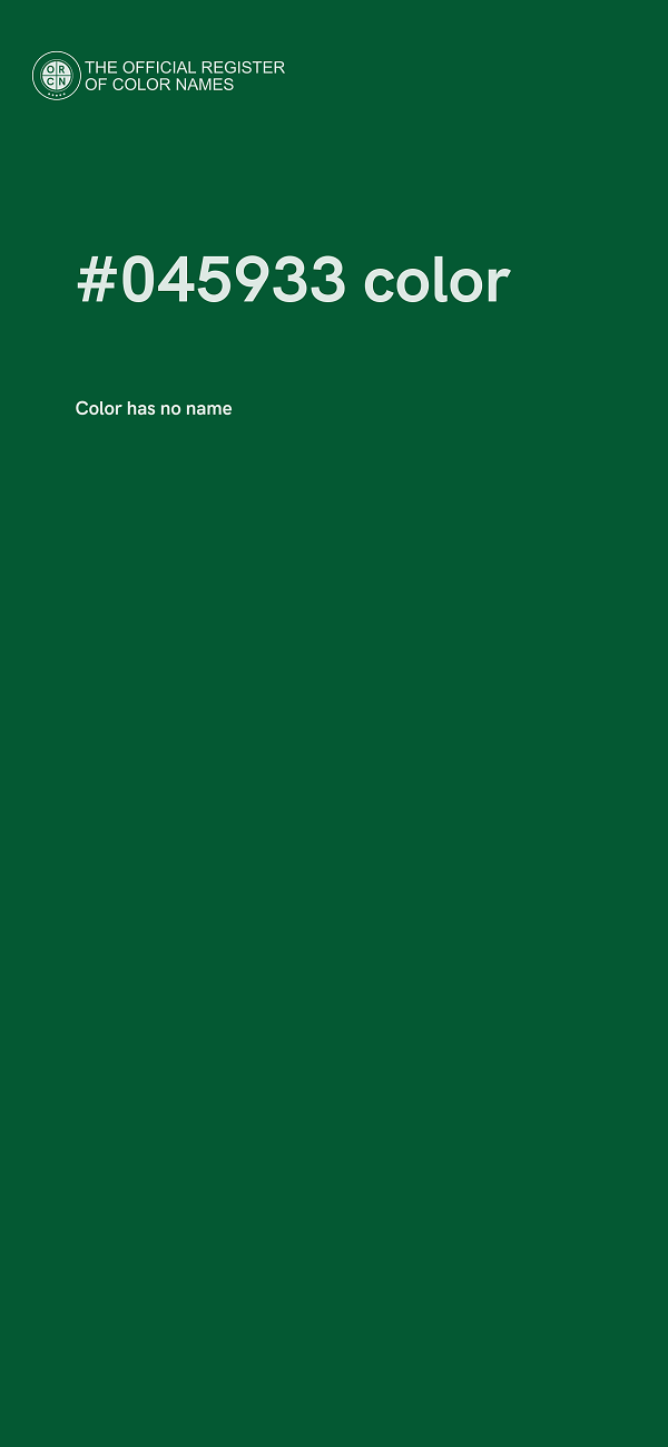 #045933 color image