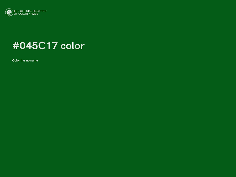 #045C17 color image