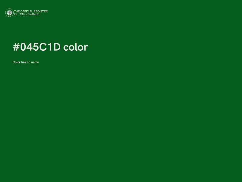 #045C1D color image