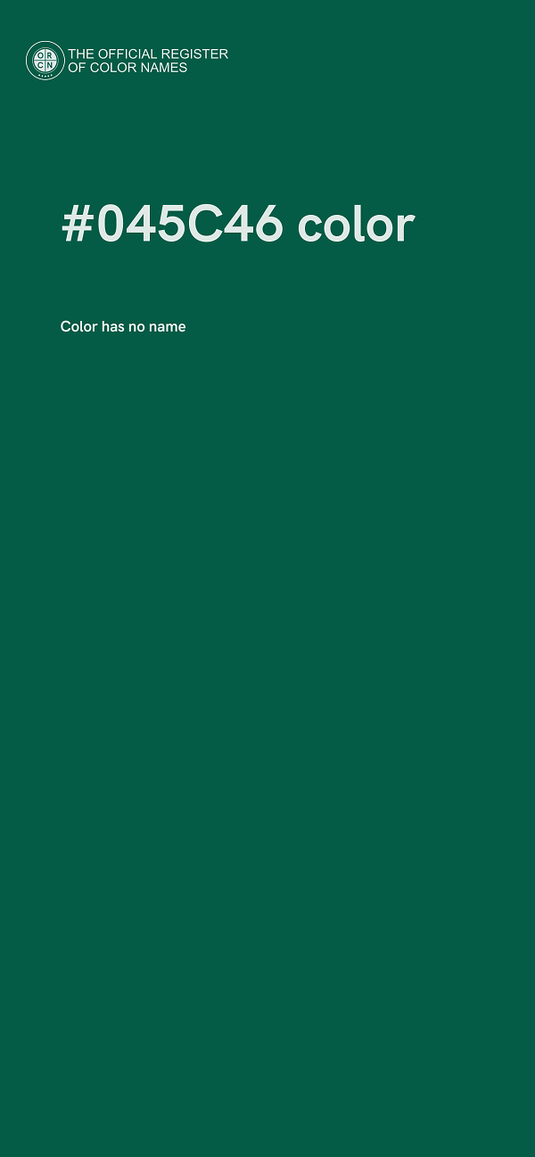 #045C46 color image