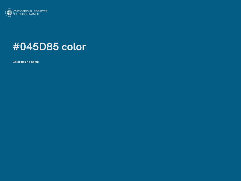 #045D85 color image