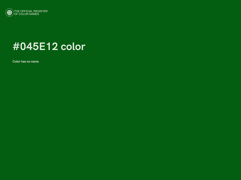 #045E12 color image