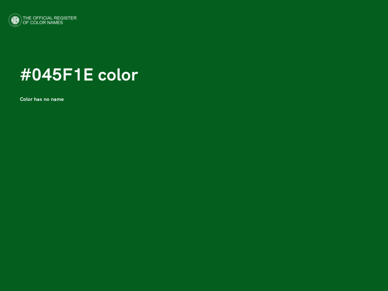 #045F1E color image