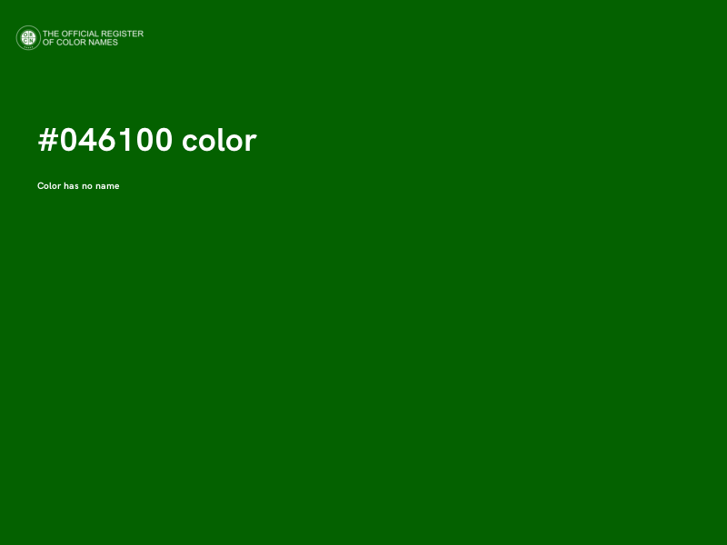 #046100 color image