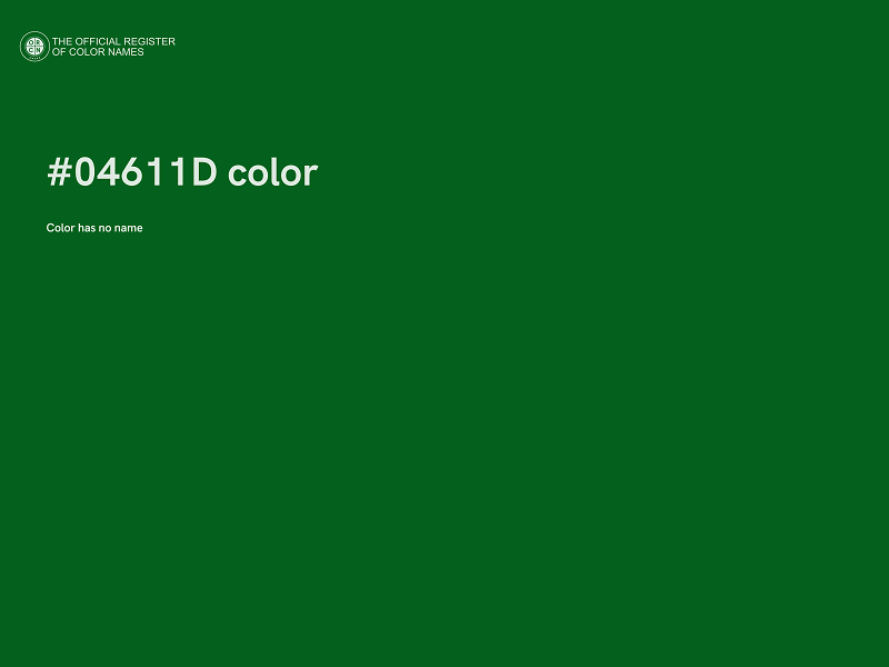 #04611D color image