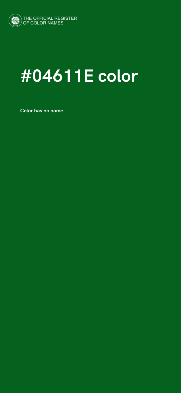 #04611E color image