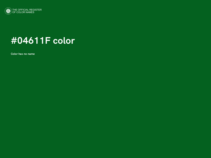 #04611F color image