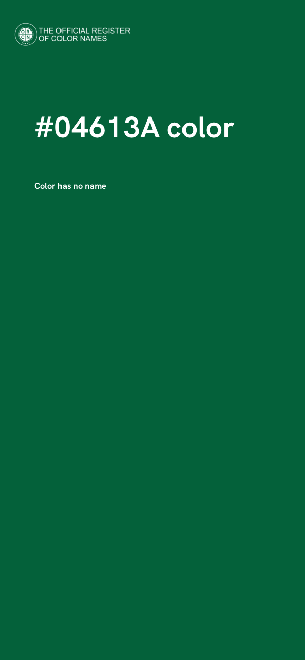 #04613A color image