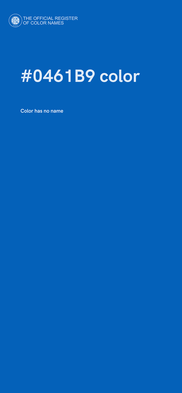 #0461B9 color image