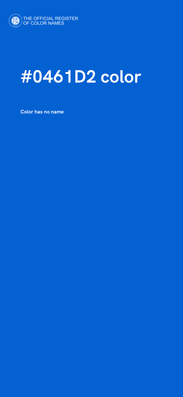 #0461D2 color image