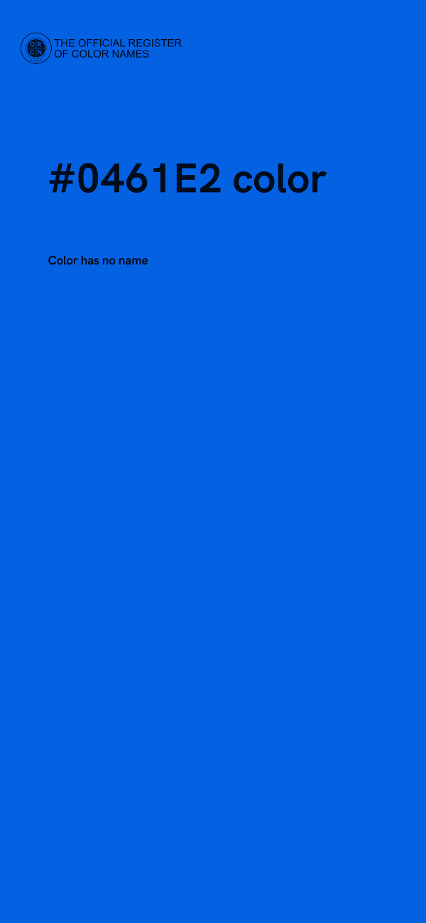 #0461E2 color image