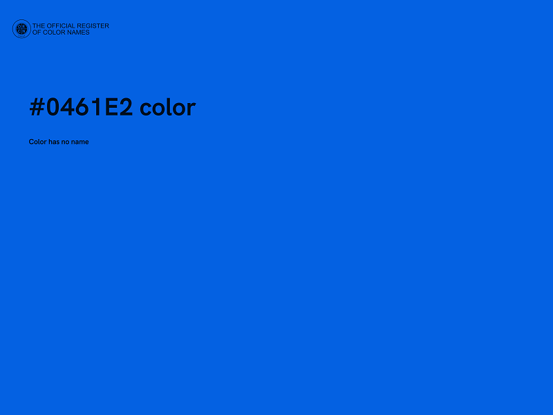 #0461E2 color image