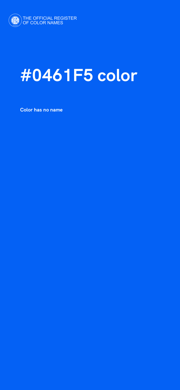 #0461F5 color image