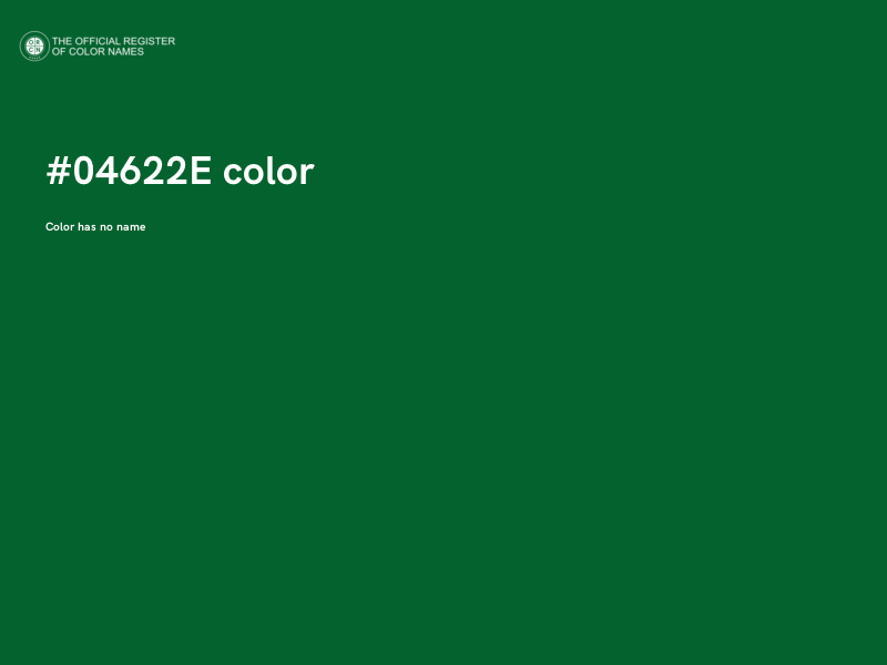 #04622E color image