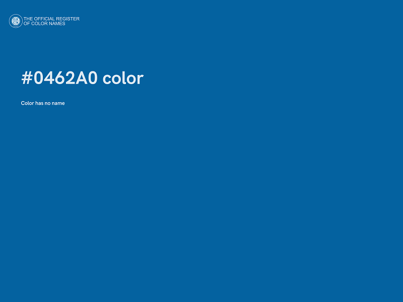 #0462A0 color image