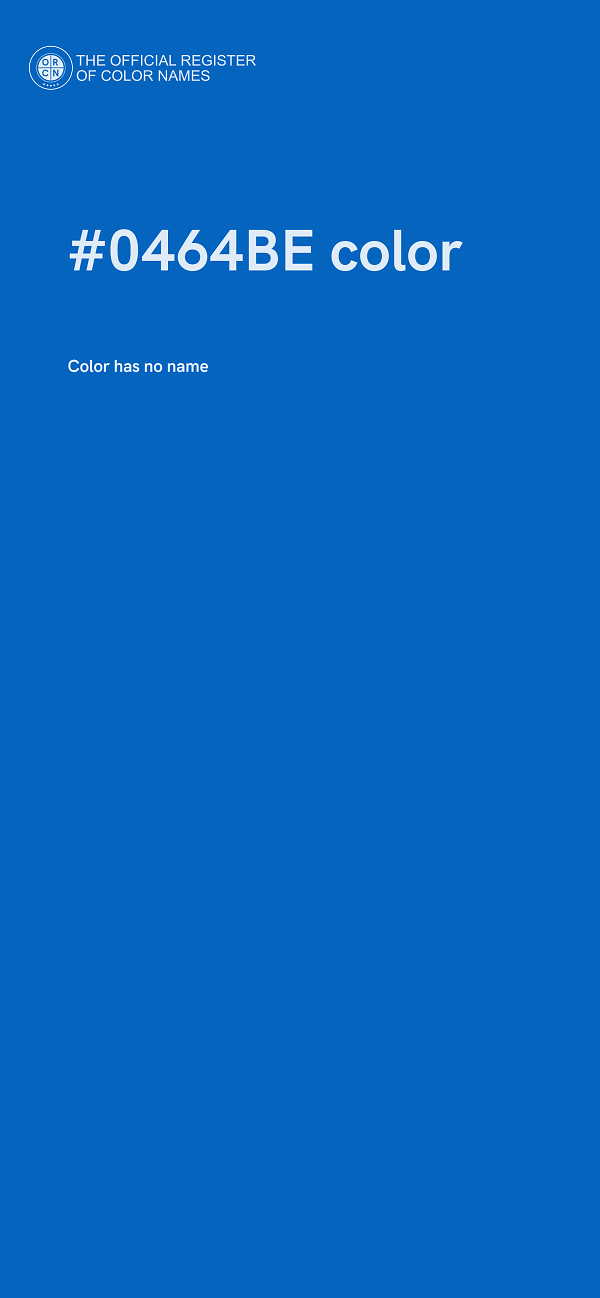 #0464BE color image