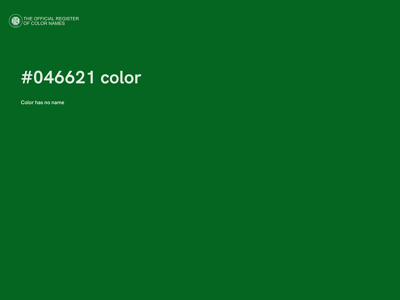 #046621 color image