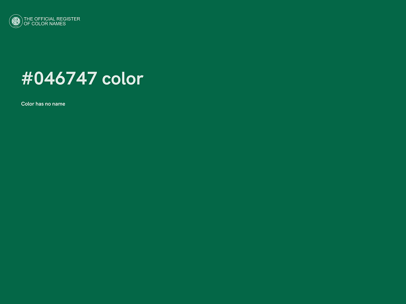 #046747 color image