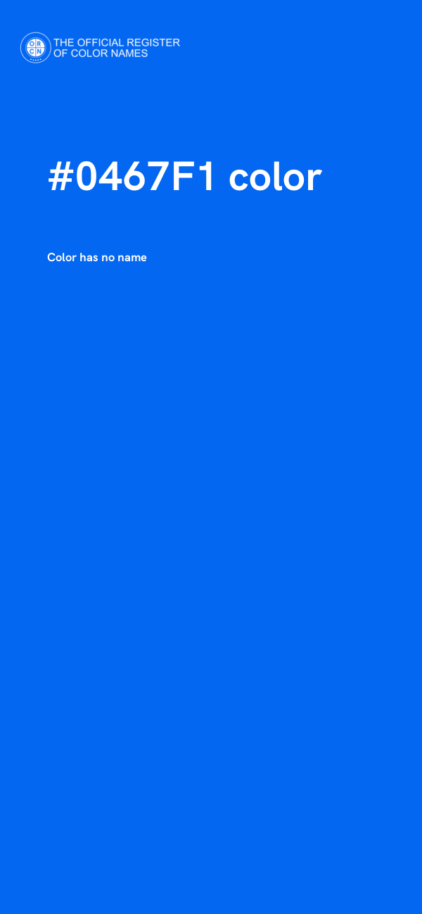 #0467F1 color image