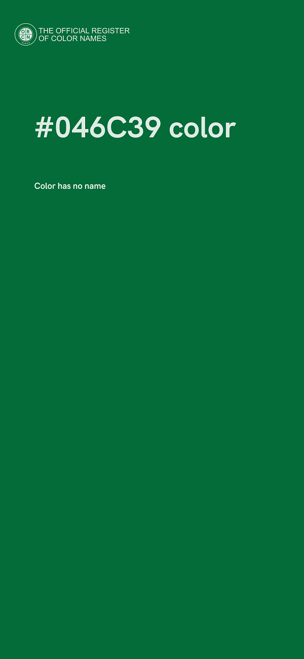 #046C39 color image