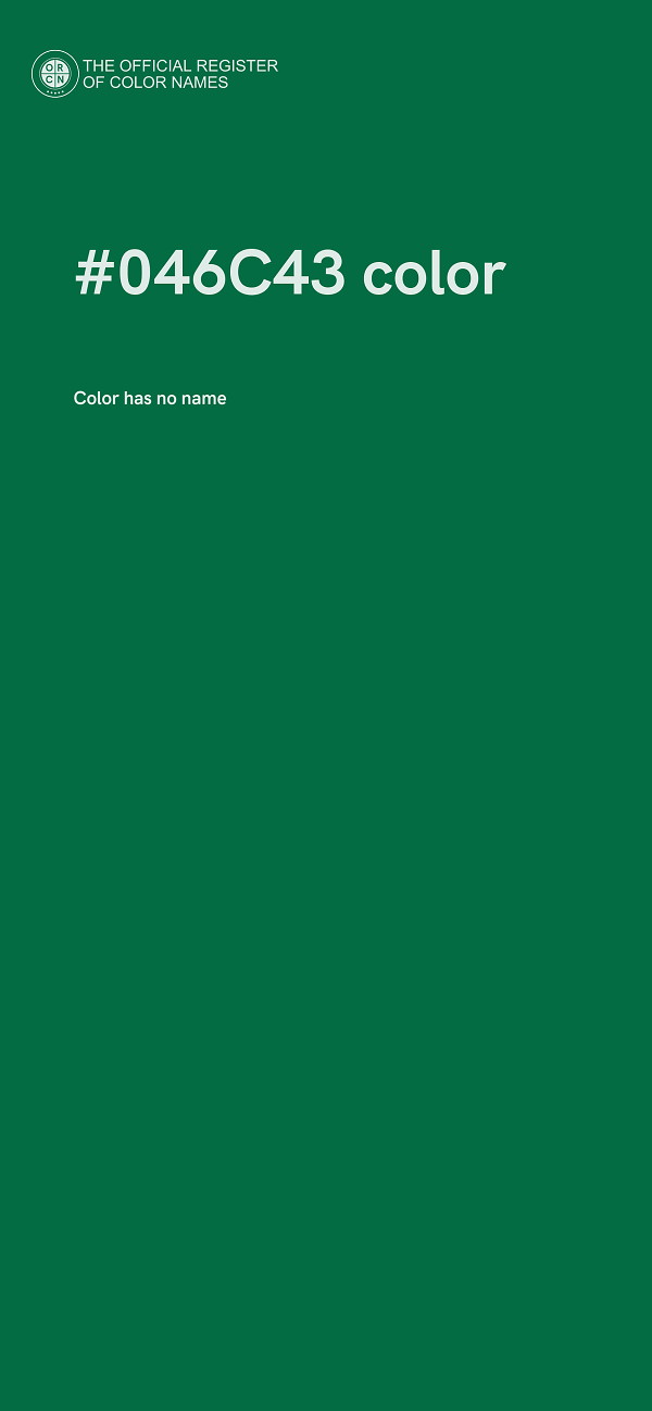 #046C43 color image