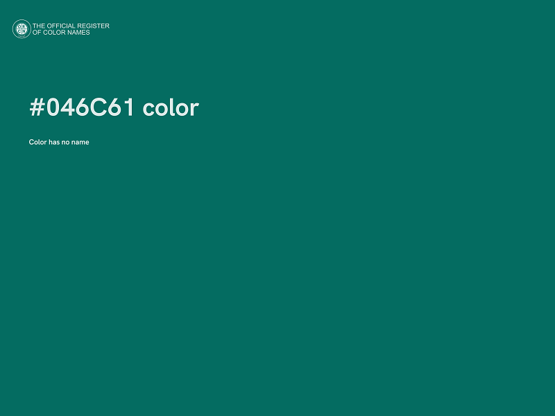 #046C61 color image