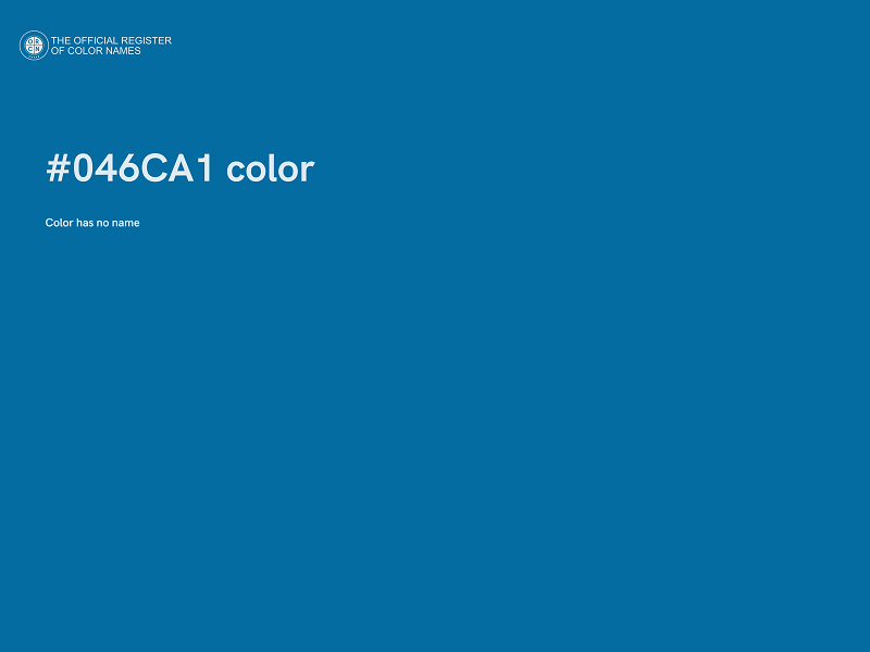 #046CA1 color image