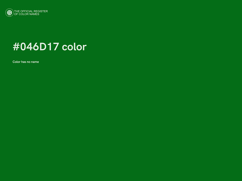 #046D17 color image