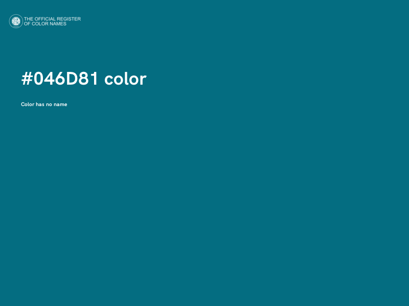 #046D81 color image