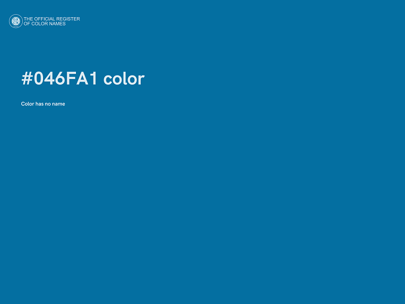 #046FA1 color image