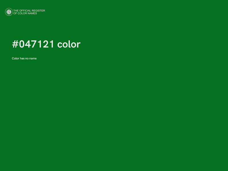 #047121 color image