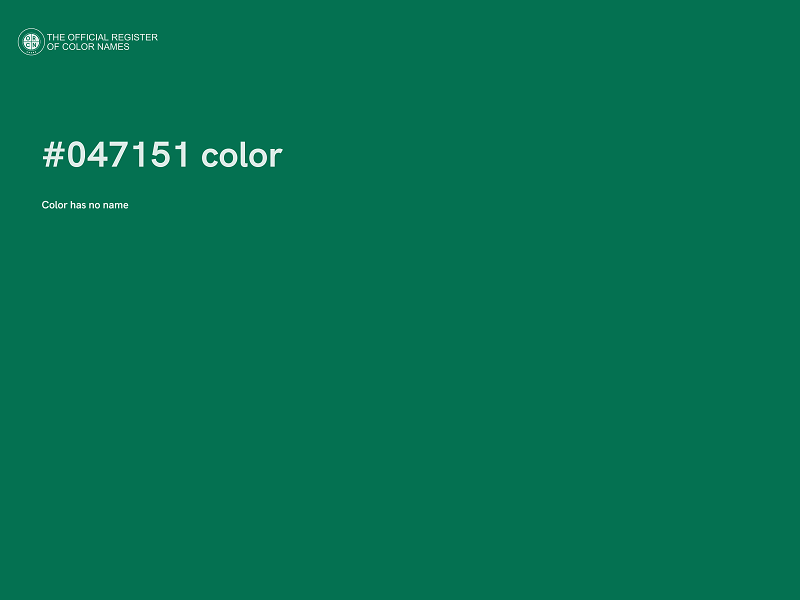 #047151 color image