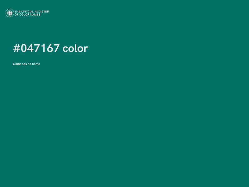 #047167 color image