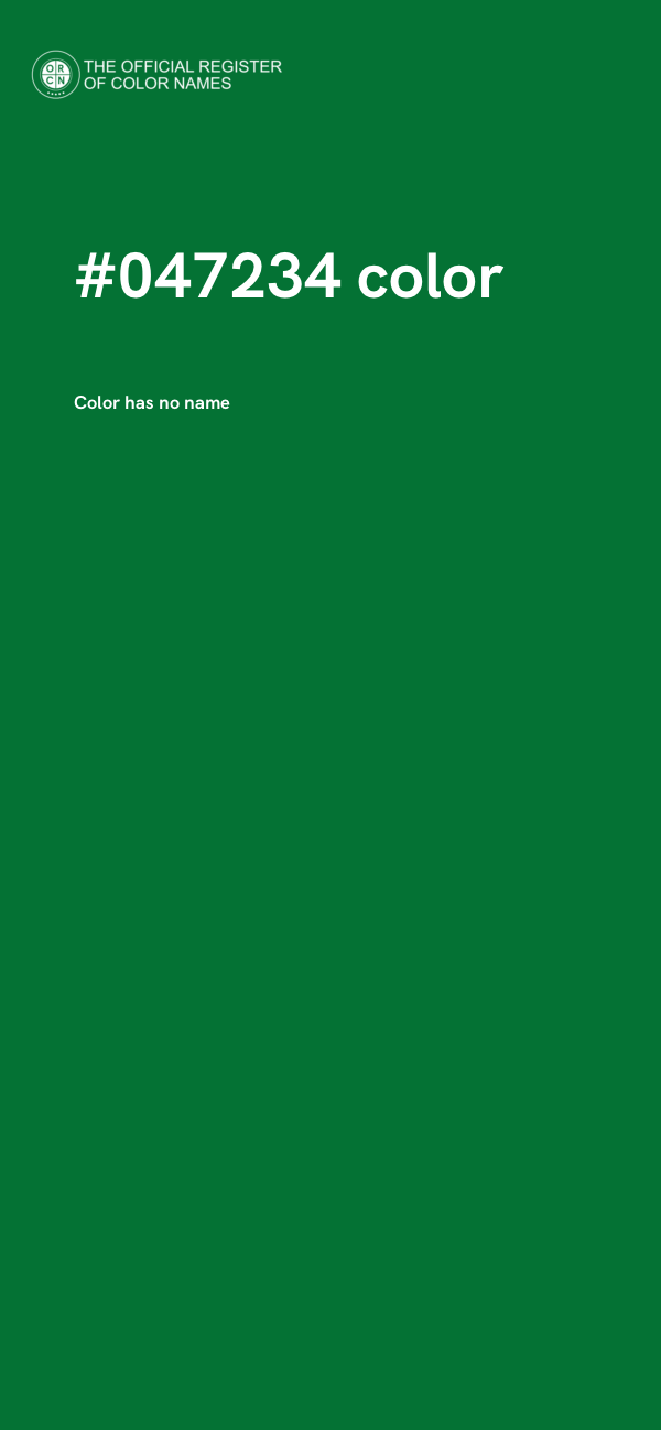 #047234 color image