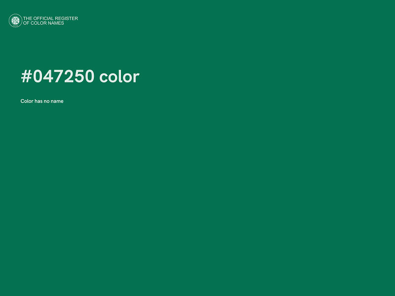 #047250 color image