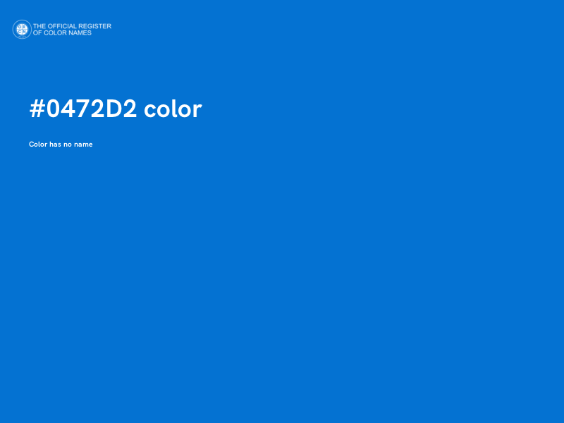 #0472D2 color image