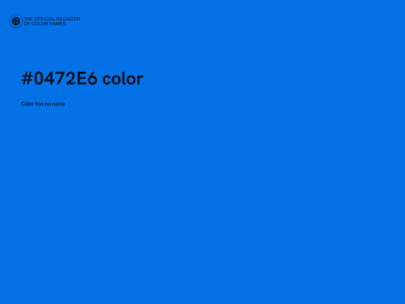 #0472E6 color image